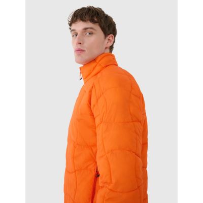 3. Kurtka puchowa trekkingowa z wypełnieniem Primaloft Silver męska 4F 4FWSS25TDJAM527-70S