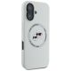 4. Etui Karl Lagerfeld Silicone Double Heads And Circle MagSafe do iPhone 16 beżowy