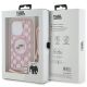 7. Etui Karl Lagerfeld IML Crossbody Monogram Karl & Choupette Head MagSafe na iPhone 15 Pro - różowe