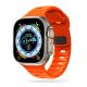 Pasek Tech-Protect IconBand Line na Apple Watch 4 / 5 / 6 / 7 / 8 / 9 / SE / Ultra 1 / 2 (42/44/45/49 mm) - pomarańczowy