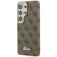 2. Etui Guess 4G Script MagSafe na Samsung Galaxy S26 Ultra - brązowe