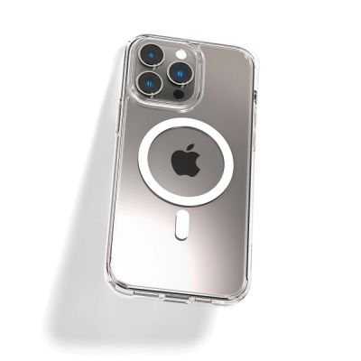 6. Etui Spigen Ultra Hybrid Mag z MagSafe na iPhone 14 Pro - przezroczysto-białe