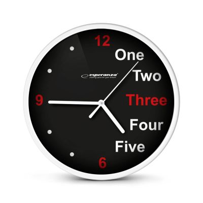 ESPERANZA ZEGAR ŚCIENNY PRAGUE BIAŁY