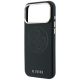 6. Etui Guess Perforated 4G Gold Logo Magsafe na iPhone 17 Pro Max / 18 Pro Max - czarne