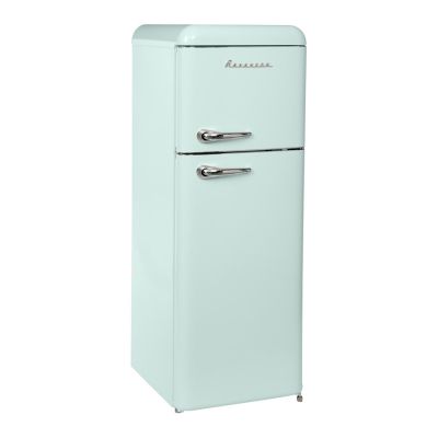 3. Lodówka Retro Ravanson LKK-210RM 545 x 585 x 1470 mm | 160l | klasa E | miętowy