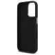7. Etui Guess Silicone Script Metal Logo & Frame na iPhone 16 - czarne