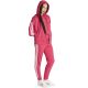 6. Bluza damska adidas Essentials 3-Stripes Full-Zip Fleece Hoodie różowa KF6272