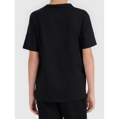 2. T-shirt bawełniany chłopięcy z logo 4F 4FJWMM00TTSHM3604-20S