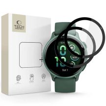 Szkło hybrydowe Tech-Protect Glass Flex+ 2-pack na Garmin Vivoactive 6 - czarne