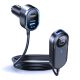2. Ładowarka samochodowa 3mk Double Car Charger 135W PD QC PPS USB-C USB-A - czarna