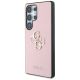 2. Etui Guess Grained Big 4G Logo Small Classic Logo do Samsung Galaxy S25 Ultra różowy