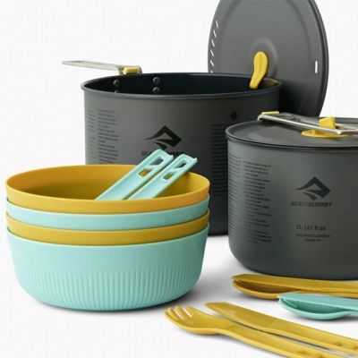 3. Zestaw naczyń Sea to Summit Frontier UL Two Pot Cook Set 4P 14 Piece