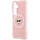 6. Etui Karl Lagerfeld IML Repeated Choupette MagSafe na Samsung Galaxy S26 Plus - różowe