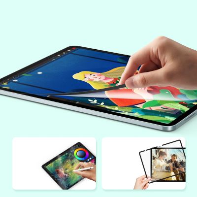 6. Folia ochronna Dux Ducis Naad Paperlike matowa na iPad Air 11" (2024/2025) - z czarną ramką