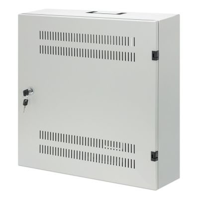 Niskoprofilowa szafa wisząca 4U + 2U Rack 19, szara