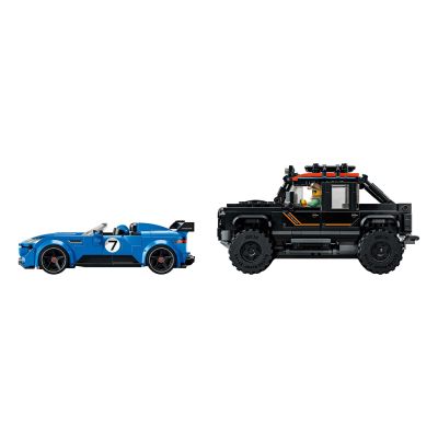 4. LEGO Speed Champions 77264 - Jaguar Project 7 i Land Rover Defender