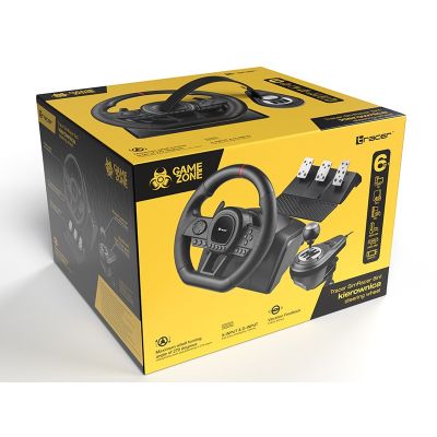 73. TRACER KIEROWNICA SIMRACER MANUAL GEARBOX 6 IN 1