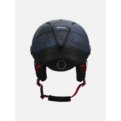 4. Kask narciarski ROSSIGNOL  Whoopee Visor IMPACTS granatowy
