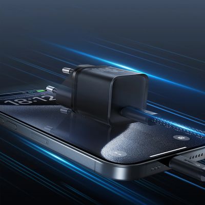 8. Ładowarka sieciowa Baseus GaN5S 30W EU USB-C - czarna