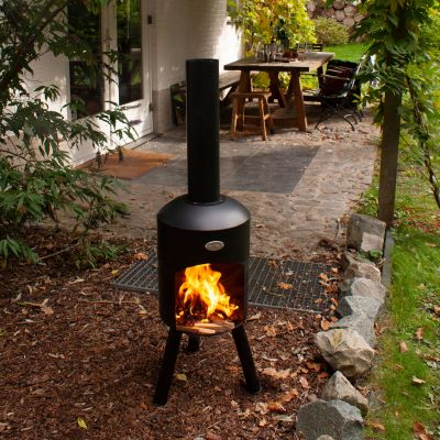 6. Kominek ogrodowy Bonfeu Bonbini czarny 2901