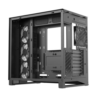 10. GameMax NEX C56 BK zabezpieczenia & uchwyty komputerów Midi Tower Czarny