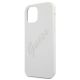 6. Etui Guess Script Vintage na iPhone 12 Pro Max - kremowe