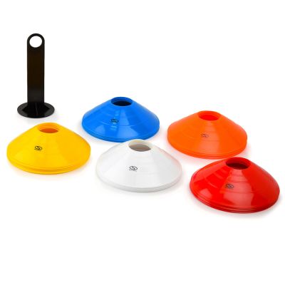 2. Pachołki talerzyki stożkowe 50szt. + stojak / TT50-19MULTI