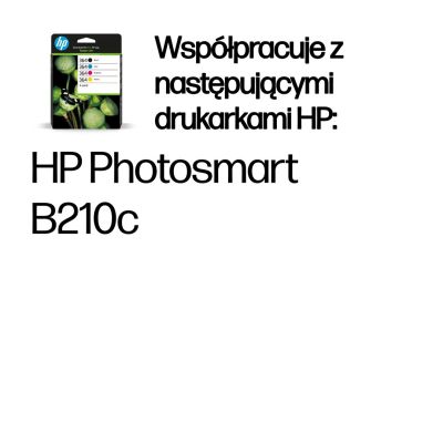 31. HP 364 zestaw 4 oryginalnych wkładów atramentowych: czarny/błękitny/purpurowy/żółty