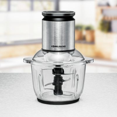 Rommelsbacher MZ 600 elektryczna szatkownica do warzyw 2 l 600 W Czarny, Stal nierdzewna