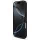5. Etui AMG Leather Debossed Lines Logo do iPhone 17 Pro - czarne