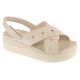 Crocs Brooklyn 4U Cross Strap Sandal W 212254-2MC Beżowe 36/37