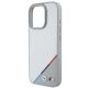 6. Etui BMW M Carbon Tricolor Line MagSafe na iPhone 16 Pro - szare