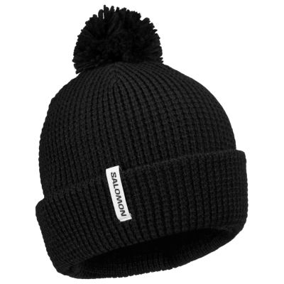 Salomon Pompom Beanie LC2937500 Czarne OSFA