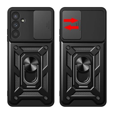 2. Etui Hybrid Armor Camshield na Samsung Galaxy A57 - czarne
