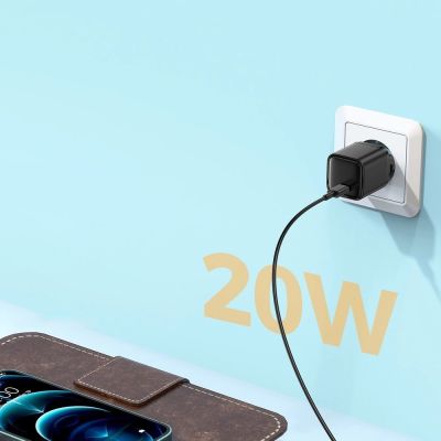 4. Joyroom szybka ładowarka sieciowa USB Typ C 20W Power Delivery Quick Charge 3.0 AFC czarna (L-P202)