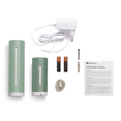 8. Netatmo NWS-M-EC cyfrowa stacja meteorologiczna Miętowy AC/Bateria Wi-Fi