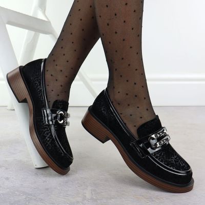 5. Skórzane półbuty damskie lordsy D&A S.Barski Premium Collection MR52-176