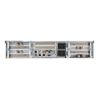 11. ASUS Rack 2U ESC4000A-E11-SKU1/2200W(1+1) AMD EPYC 1x LGA 4094 (SP3) 280W 8xDDR4 3200 8x3.5"/2.5" SATA/SAS*+2NVME 2 Intel i350 1Gb x2 4 Double Deck 7 1+1 2200W 80+ Platium