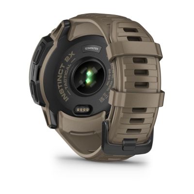 7. Garmin Instinct 2X Solar Tactical Edition 2,79 cm (1.1") MIP 50 mm Cyfrowy 176 x 176 px Ekran dotykowy Zielony GPS