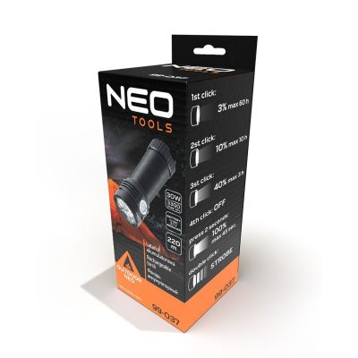 3. Latarka akumulatorowa USB 3300 lm OSRAM P9 LED