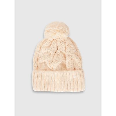 Czapka zimowa z dodatkiem wełny damska 4F 4FRAW25ACAPF0724-83S