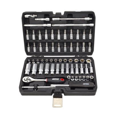 AWTOOLS ZESTAW KLUCZY   63el. 1/4" BLACK LINE