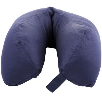 2. TRAVEL BLUE PODUSZKA TYPU ROGAL Z NATURALNEGO GĘSIEGO PIERZA