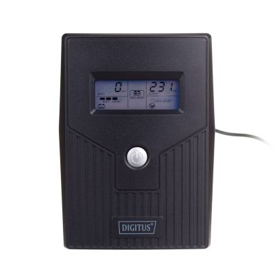 2. DIGITUS UPS LINE-INERACTIVE LCD BASIC ZASILACZ AWARYJNY 600VA/360W DN-170063-LCD-B