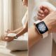 3. Smartwatch Gravity Różowe Złoto Pasek + Bransoleta GT44-1
