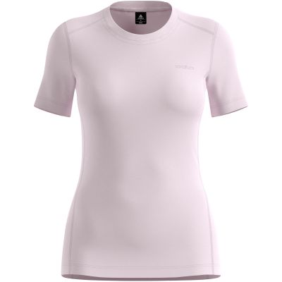 2. Koszulka termoaktywna z krótkim rękawem damska Odlo MERINO 200 BL TOP crew neck l/s różowa