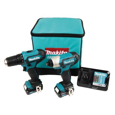 Zestaw narzędzi Makita CLX224A Combo Kit CXT Battery Toolbox 12V MAX; 2 x 2.0 Ah Li-ion (DF333D + TD110D)