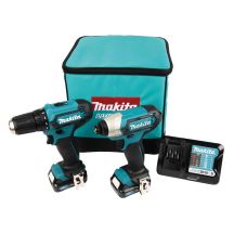 Zestaw narzędzi Makita CLX224A Combo Kit CXT Battery Toolbox 12V MAX; 2 x 2.0 Ah Li-ion (DF333D + TD110D)