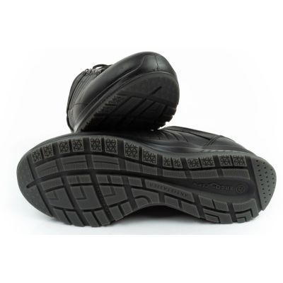 9. Grisport buty męskie sportowe Nero avon skórzane czarne wygodne lekkie