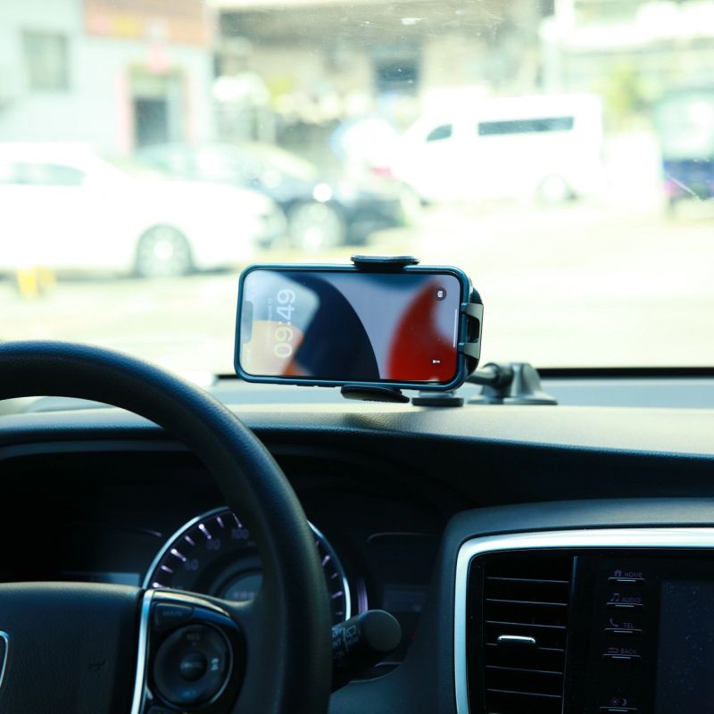 8. Joyroom samochodowy uchwyt na telefon z elastycznym ramieniem na deskę rozdzielczą szybę czarny (JR-ZS259)